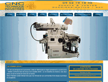 Tablet Screenshot of cnc-technique-industries.com